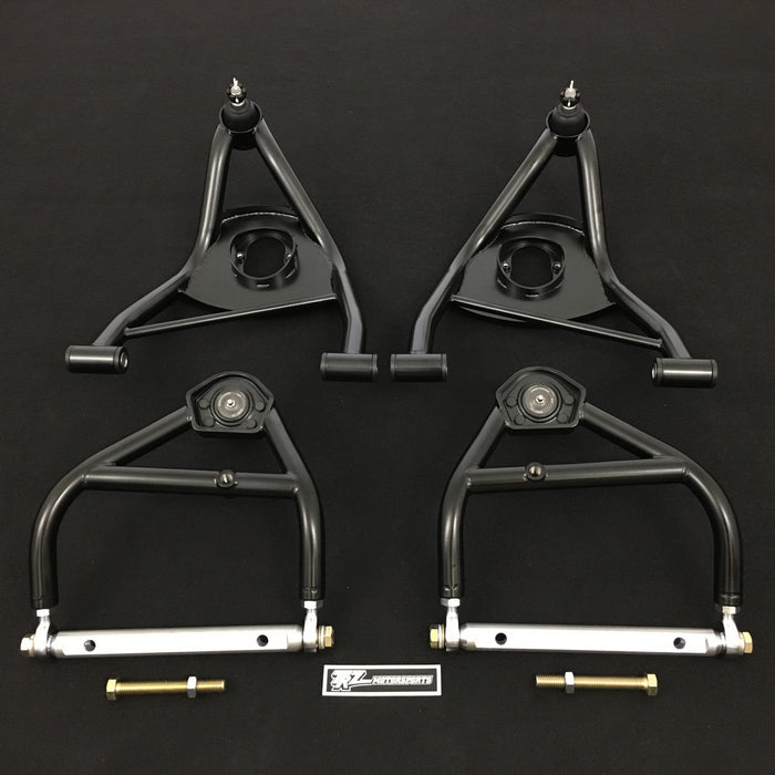 UPPER AND LOWER CONTROL ARMS (STOCK SPRING)