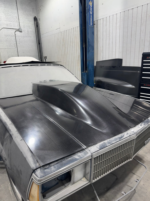 Malibu 7" Bubble Hood - Carbon Fiber