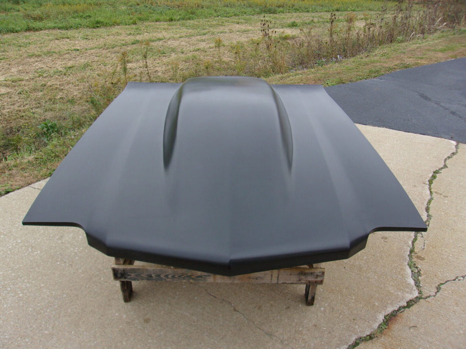 1970-1972 Monte Carlo 5" Sunoco Style Bolt On Hood - Glasstek