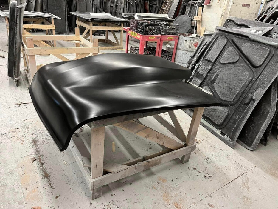 1955 Chevrolet 5" Sunoco Style Bolt On Hood - Glasstek