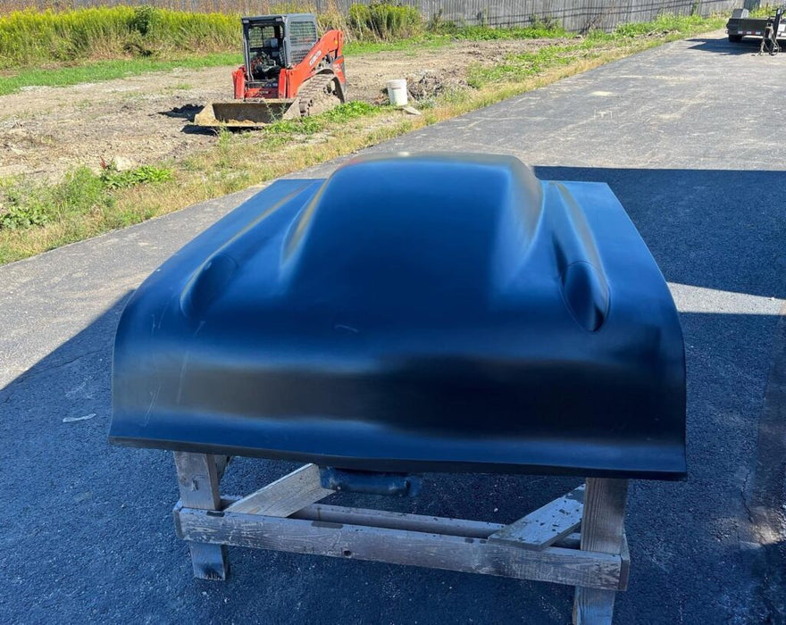 1957 Chevrolet 5" Sunoco Style Bolt On Hood - Glasstek