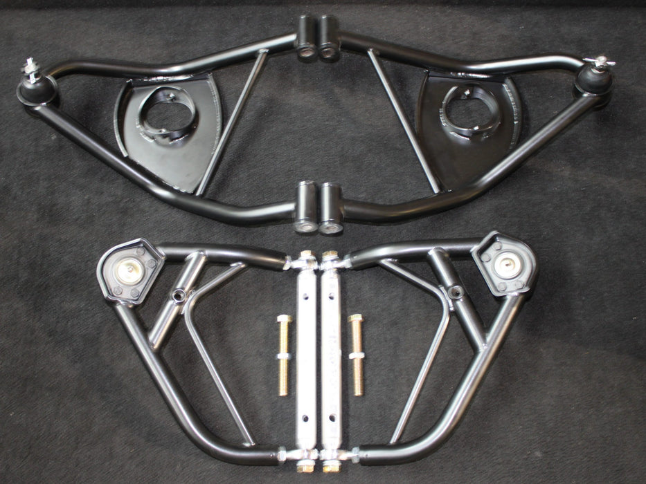 UPPER AND LOWER CONTROL ARMS (STOCK SPRING)