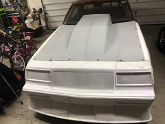 1st Gen S10 4'' Cowl Hood - Eric Kenward Racing